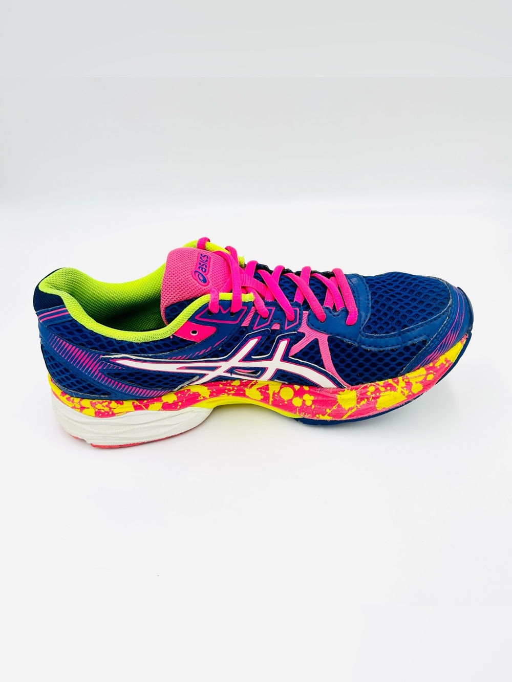 ASICS Gel Flux 3 Running Shoes Women’s Size 8.5 Blue Pink Athletic Sneakers - Picture 5 of 10